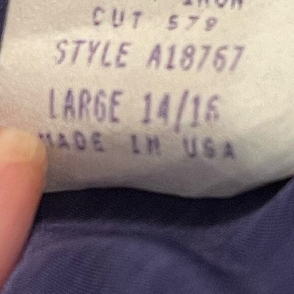 Susan Graver S.G. Sport Collection Side Button Long Slim Skirt Navy Size Large - Picture 4 of 5